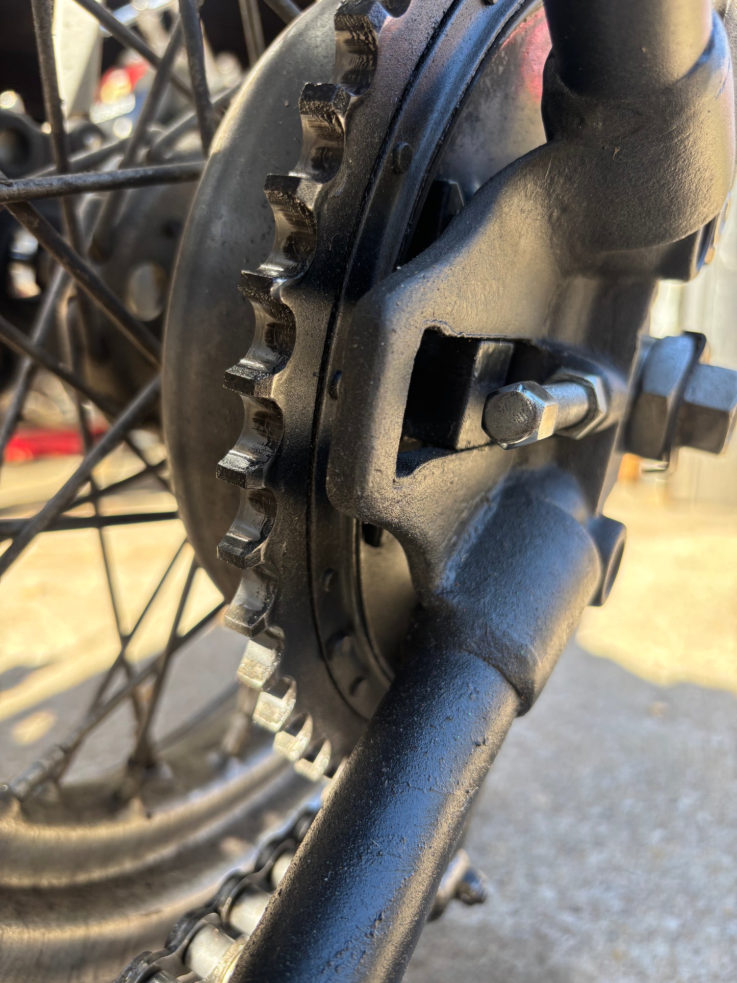 Weld-on brake stay