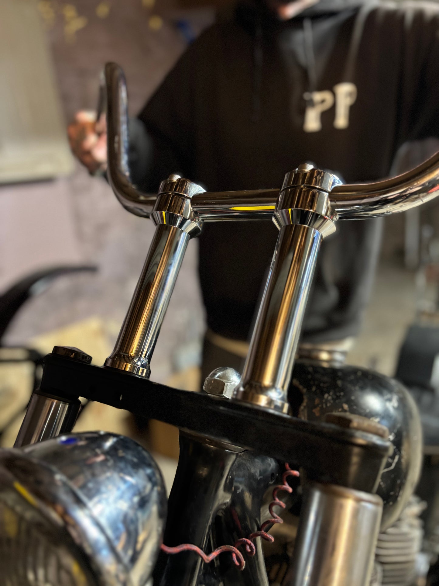 Pook's Parts Pipe Bomb Handlebar Risers