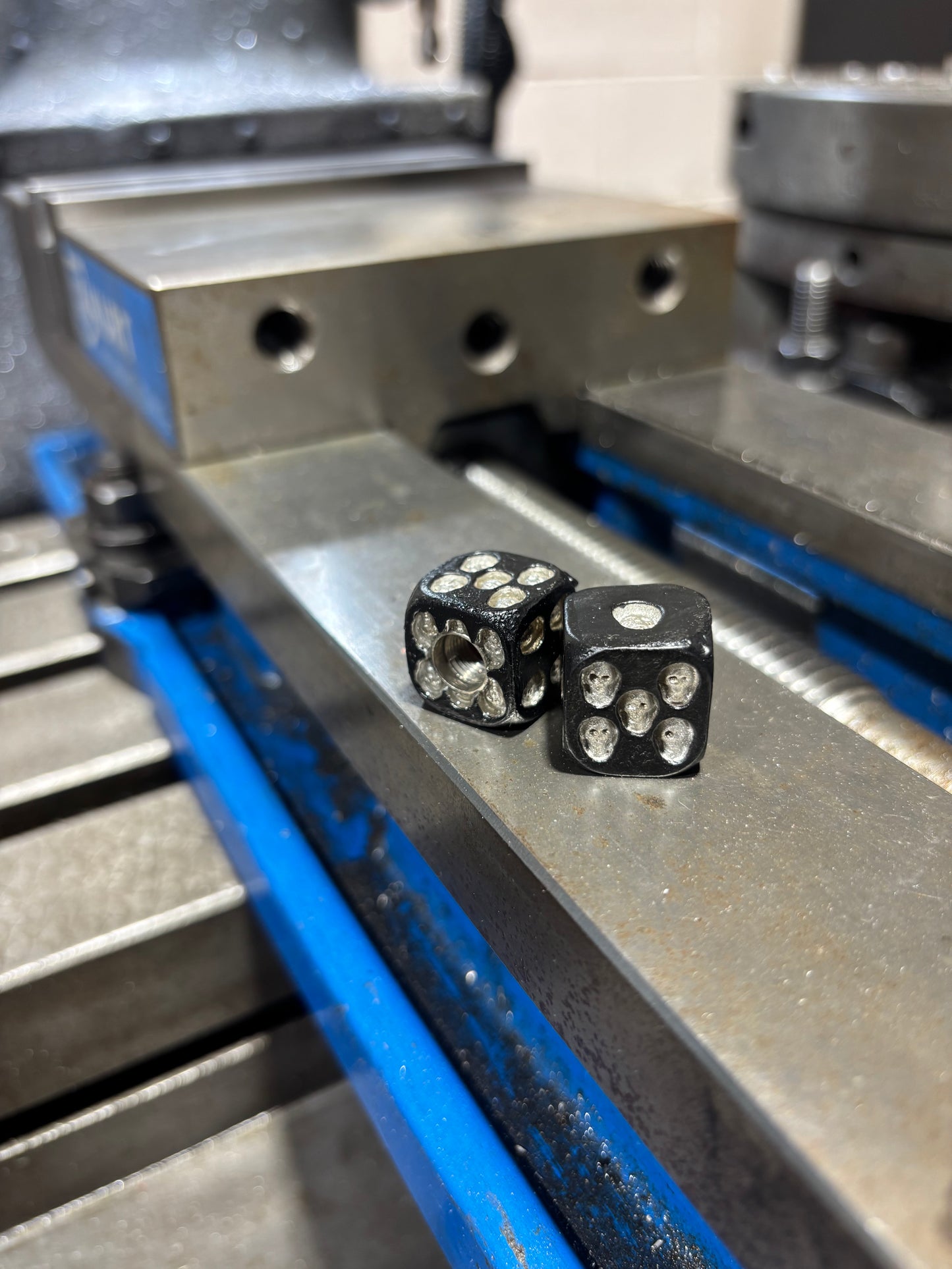Pook's Skull Dice Valve Stem Caps