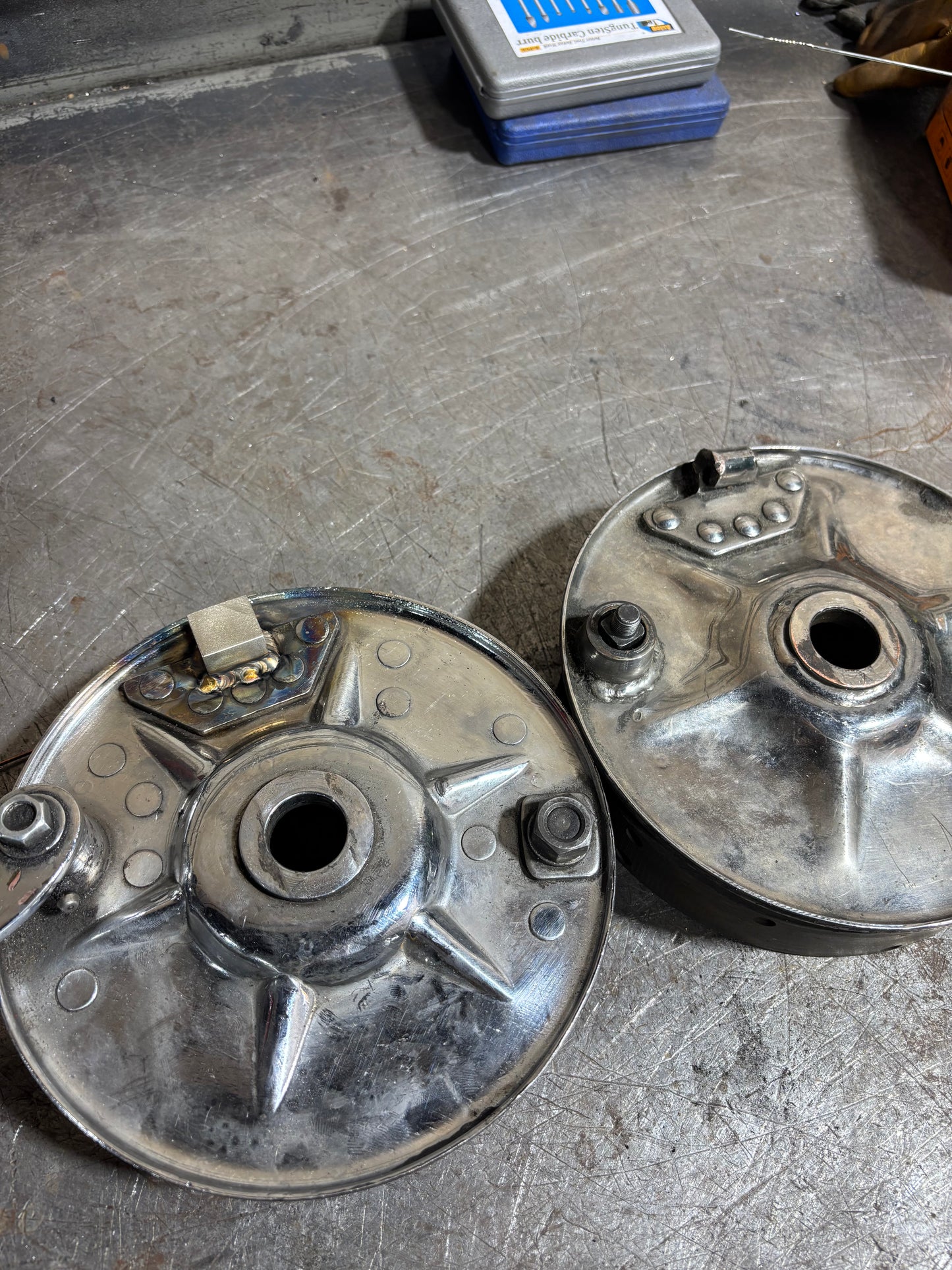 Weld-on brake stay