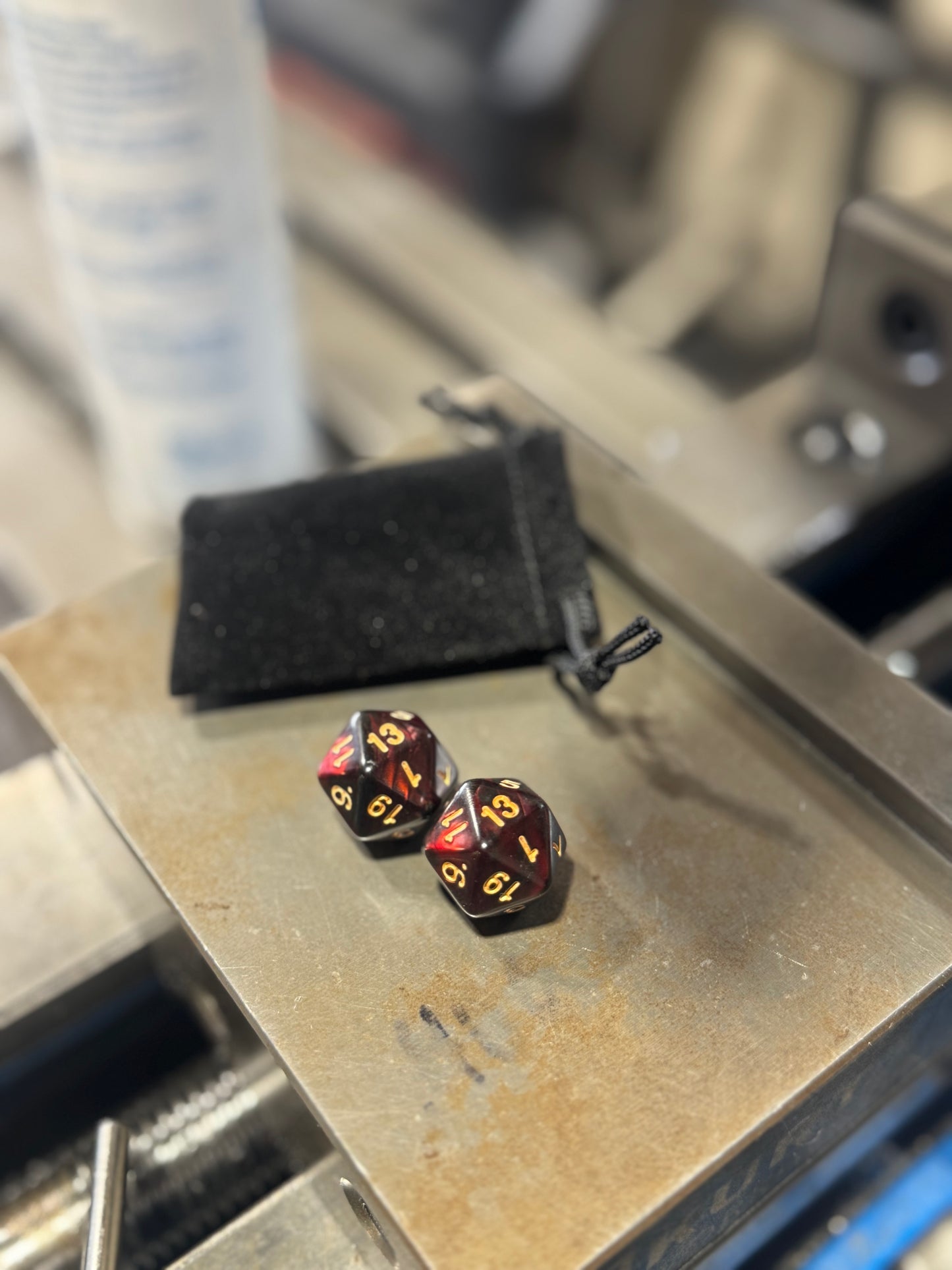 Pook's 20 Sided Dice Valve Stem Caps