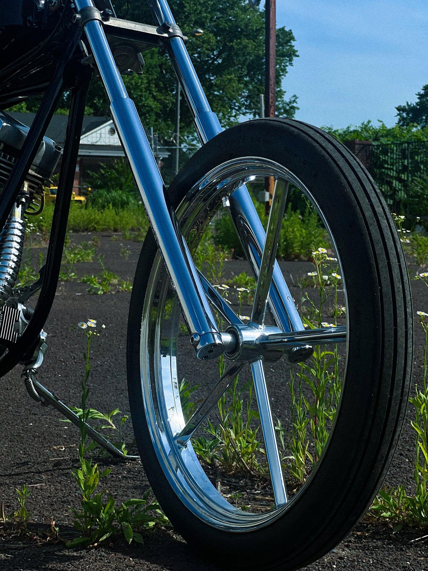 35mm Chrome Inner Fork tubes - 1973-1975 Kayaba